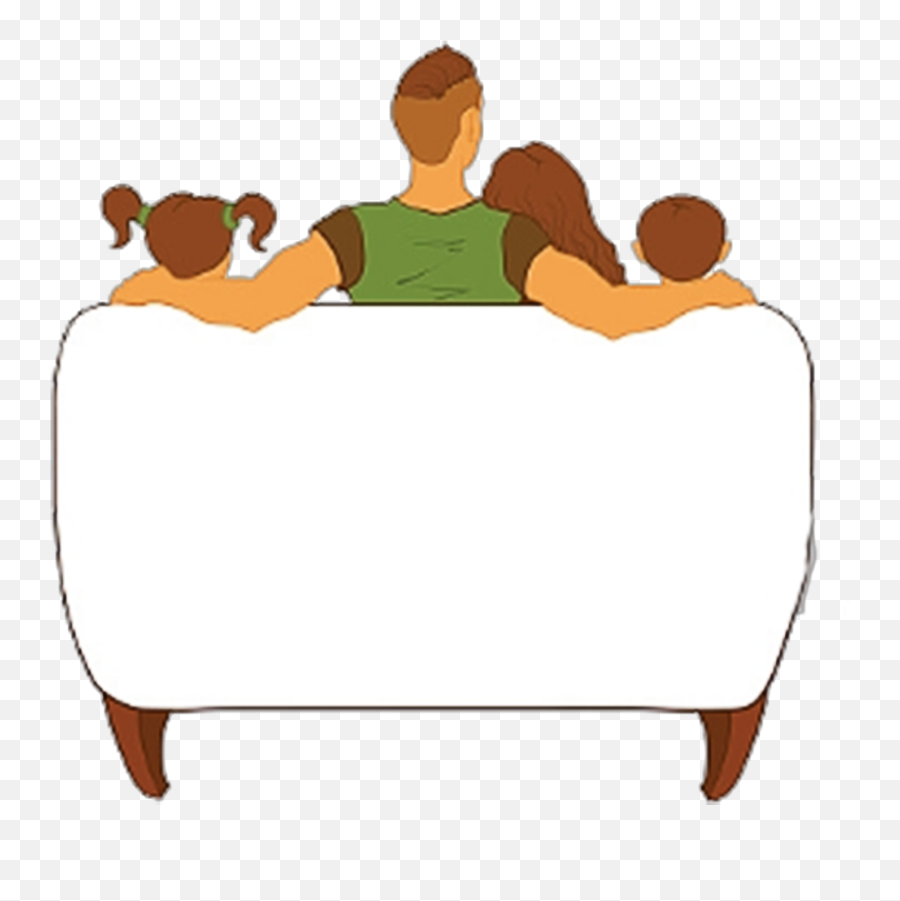 Clipart Family Living Room Picture 503383 Clipart Family - Clipart Family On A Couch Emoji,Living Room Clipart