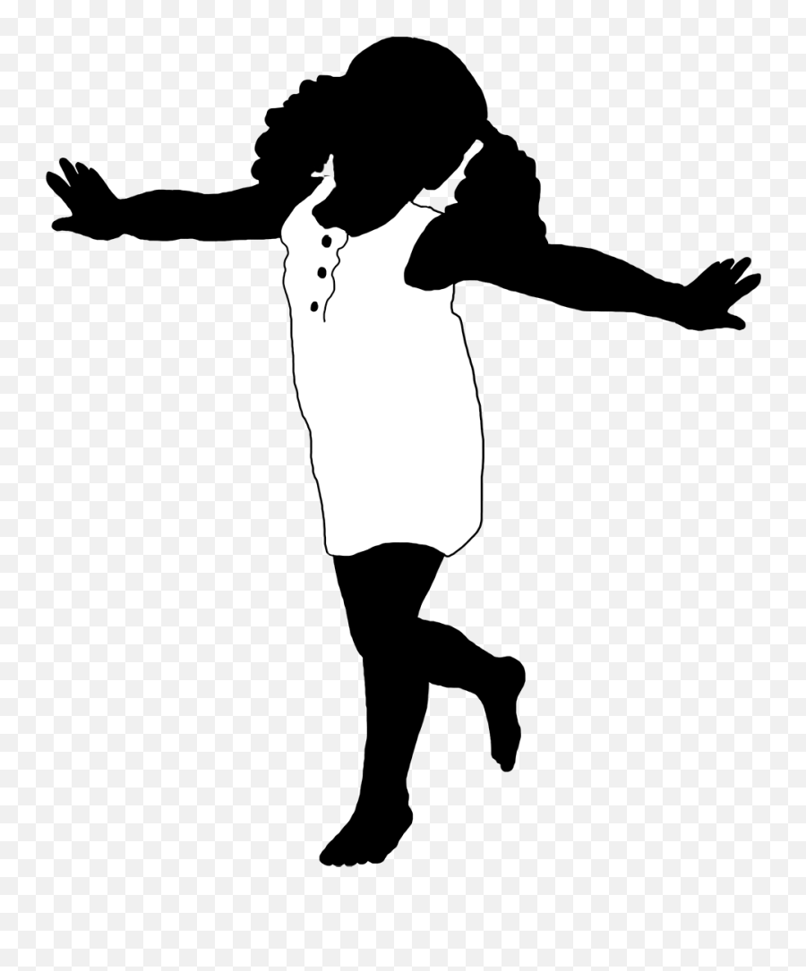 Silhouette At Getdrawings Com Free For Personal - Black Girl Silhouette Emoji,Black Girl Clipart