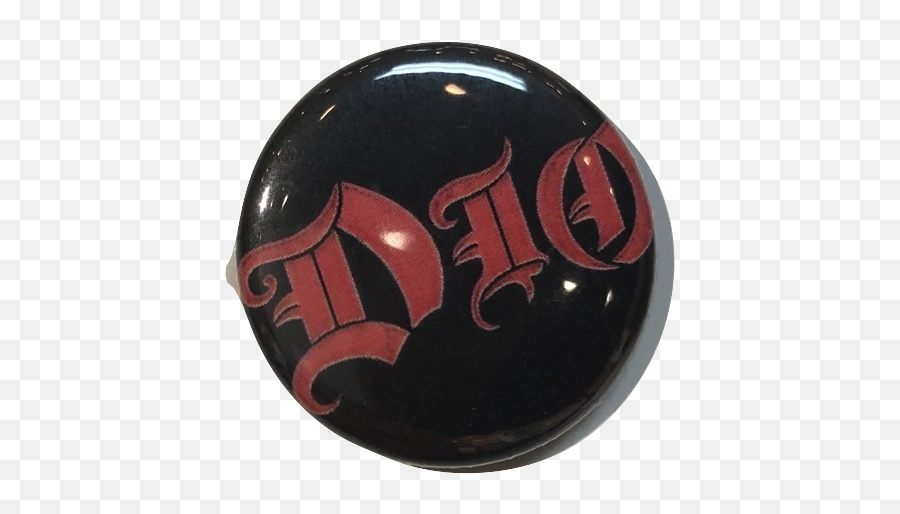 Dio Red Logo Button - Tenacious D Emoji,Dio Logo
