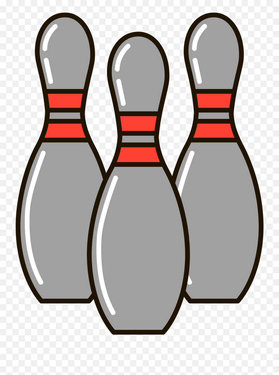 Bowling Pin Clipart - Bowling Pin Clipart Emoji,Bowling Pin Clipart