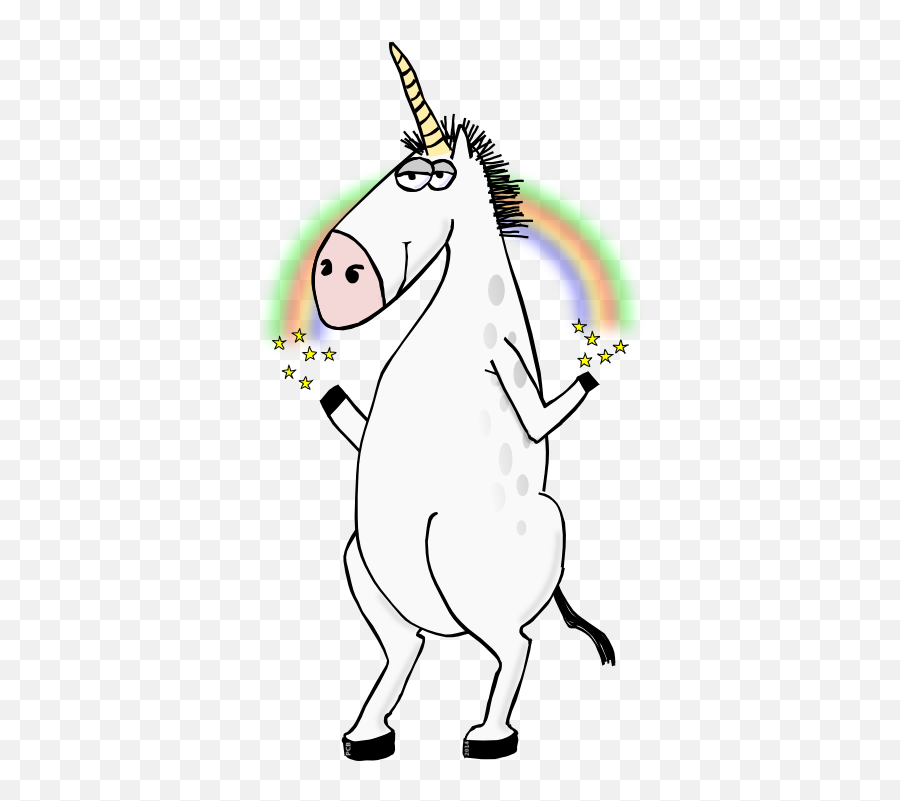 Unicorn Fantasy Clip Art Image - Funny Unicorns Emoji,Fantasy Clipart