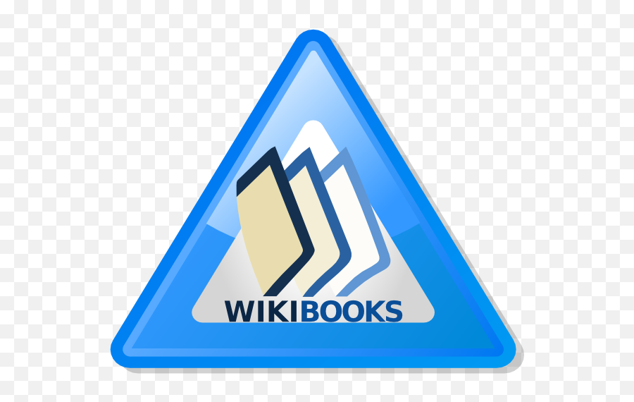 Download Warning Icon Wikibooks - Wikibooks Logo Full Size Wikibooks Logo Emoji,Warning Logo