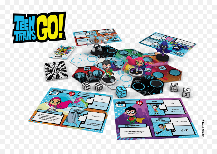 Board Game Kickstarter Edition Game At The Game Steward - Teen Titans Go Cmon Emoji,Nightwing Png