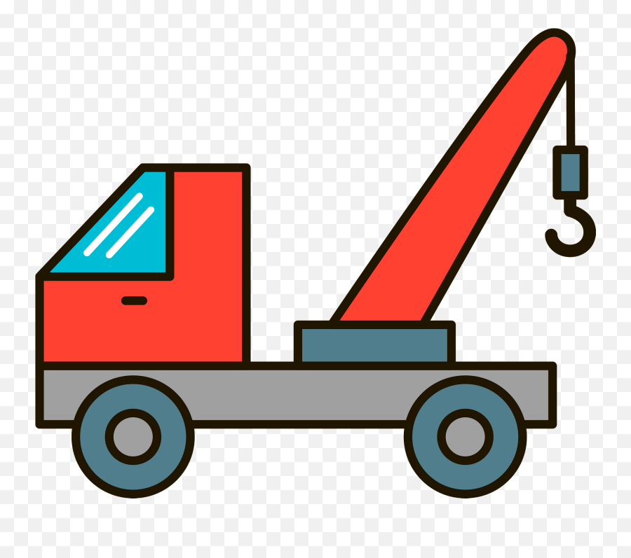Tow Truck Clipart - Vertical Emoji,Tow Truck Clipart