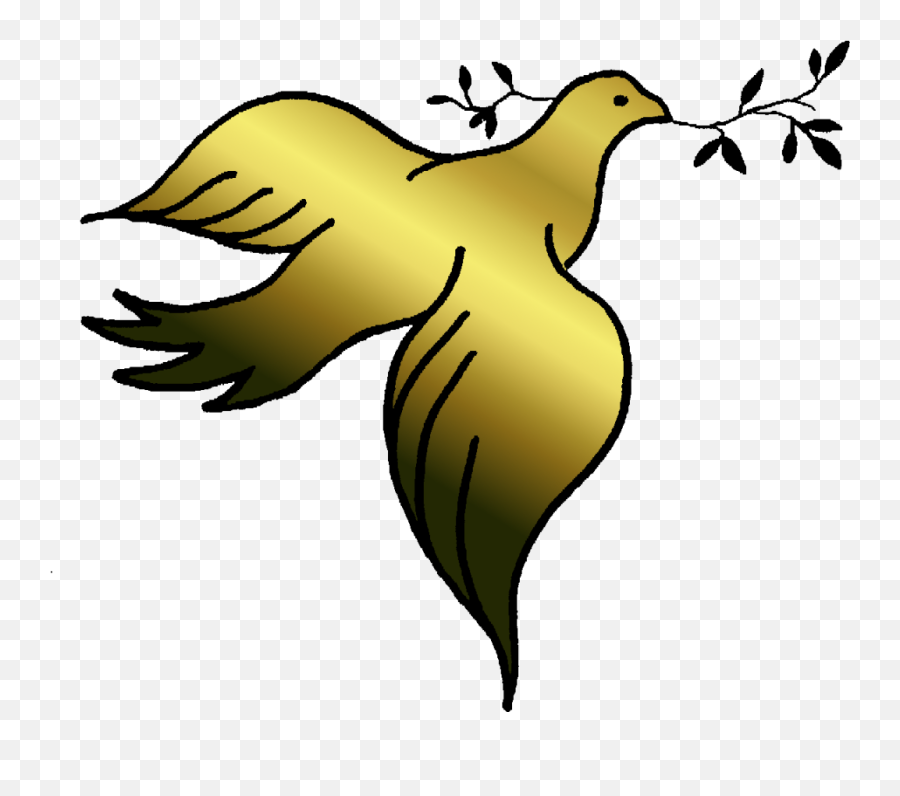 Gold Dove Png Images Clipart Png - Gold Dove Clipart Emoji,Dove Png