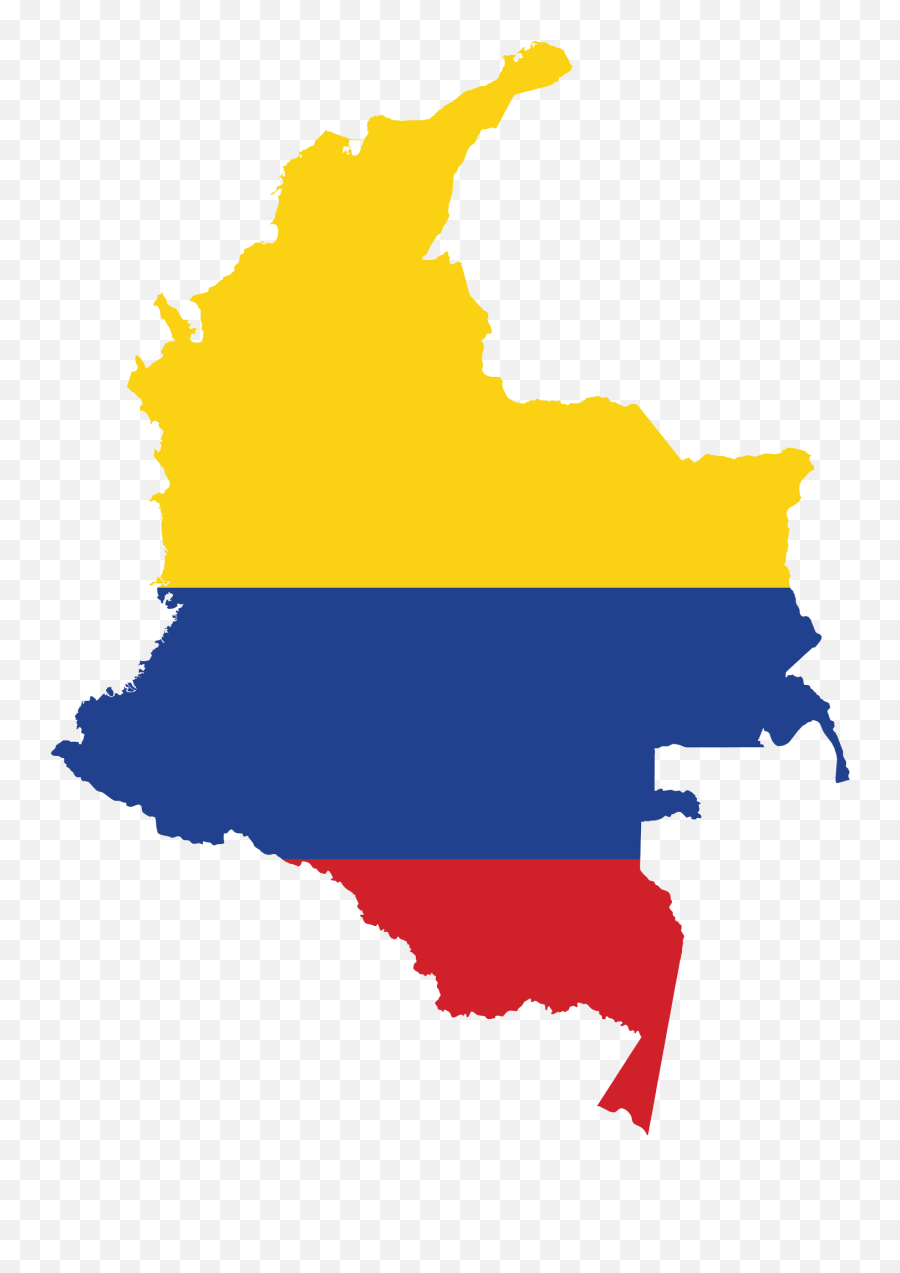 Colombia - Colombia Flag Map Emoji,Colombia Flag Png