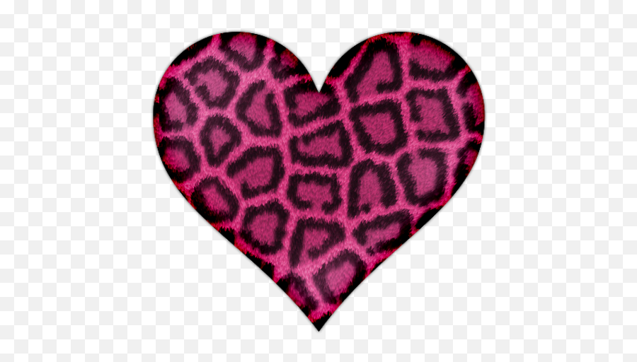 Free Leopard Print Clipart Png Images - Leopard Print Heart Pink Emoji,Leopard Print Clipart