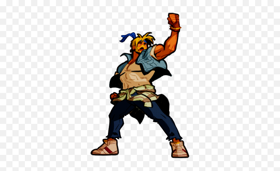 The Sor4 Team Joined Forces To Give You - Streets Of Rage 4 Axel Transparent Emoji,Streets Of Rage Logo