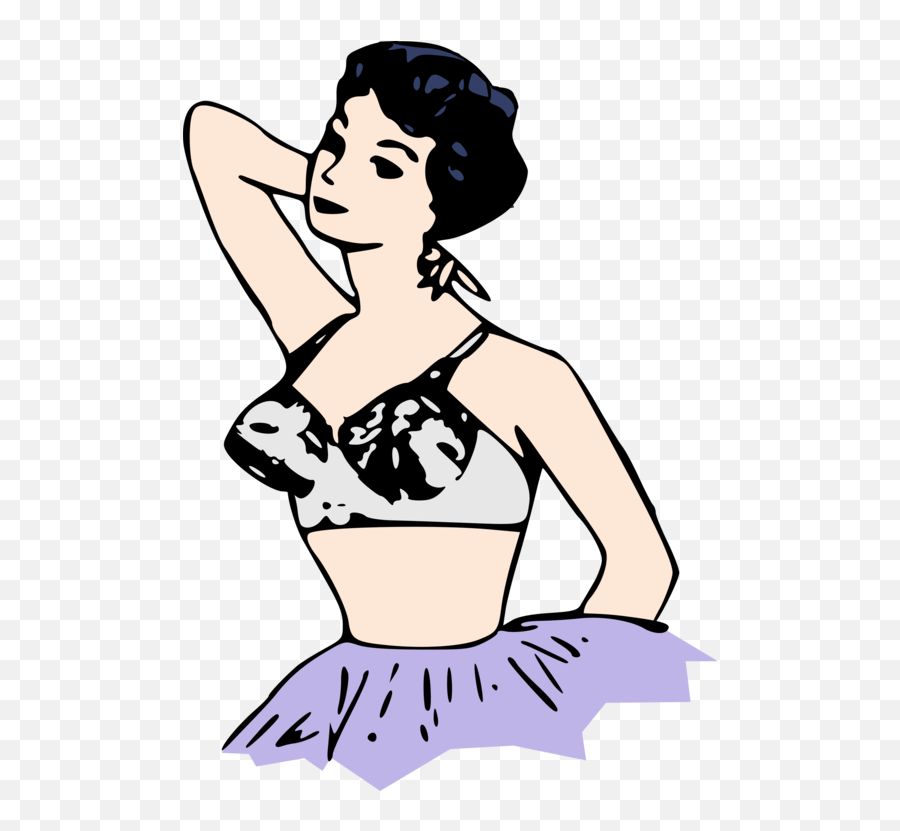 Line Artwomanart Png Clipart - Royalty Free Svg Png Midriff Emoji,Swimsuit Clipart