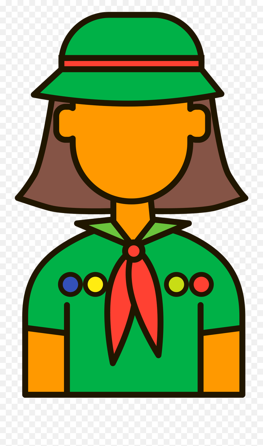 Girl Scout Clipart Free Download Transparent Png Creazilla - Hard Emoji,Girlscout Cookie Clipart