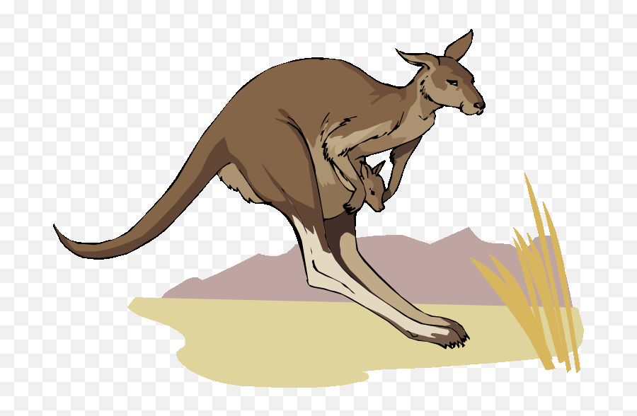 Free Kangaroo Clipart - Red Kangaroo Clipart Emoji,Kangaroo Clipart