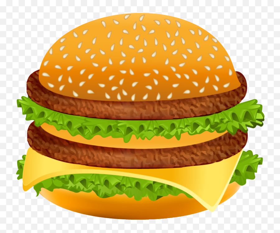 Hamburger Clipart Image - Hamburger Clipart Png Emoji,Hamburger Clipart