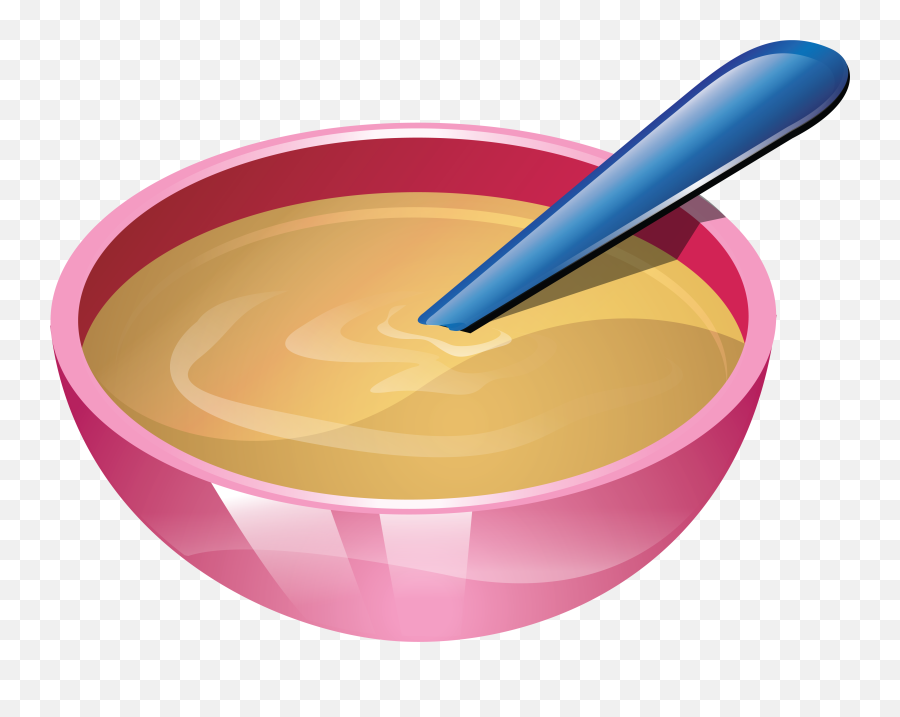 Download Clipart Soup In Pink Bowl Png - Soup Clipart Png Emoji,Soup Clipart