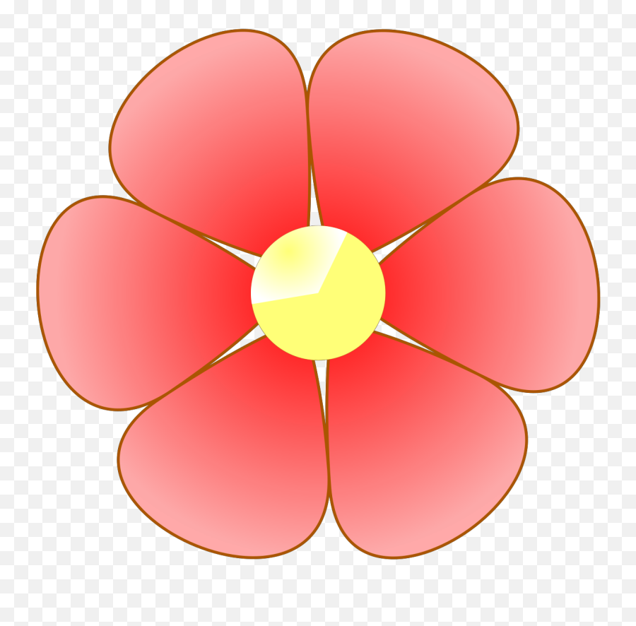 Red Flower Svg Vector Red Flower Clip Art - Svg Clipart Emoji,Red Flowers Clipart