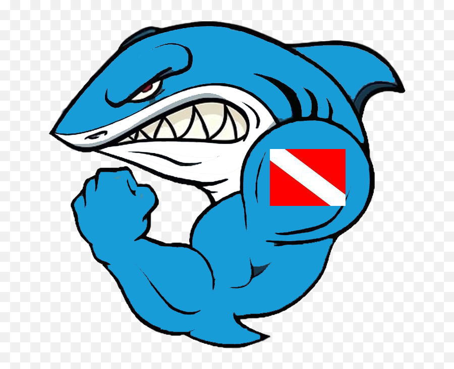 Strong Shark Vector Clipart - Full Size Clipart 3410486 Emoji,Shark Head Clipart