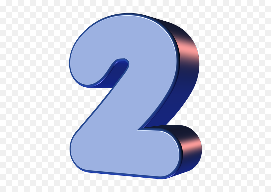 2 Number Png Download Image - Number Two Emoji,2 Png