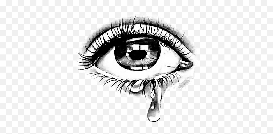 Collection Of Free Transparent Tear Eye - Transparent Crying Eye Png Emoji,Tears Png