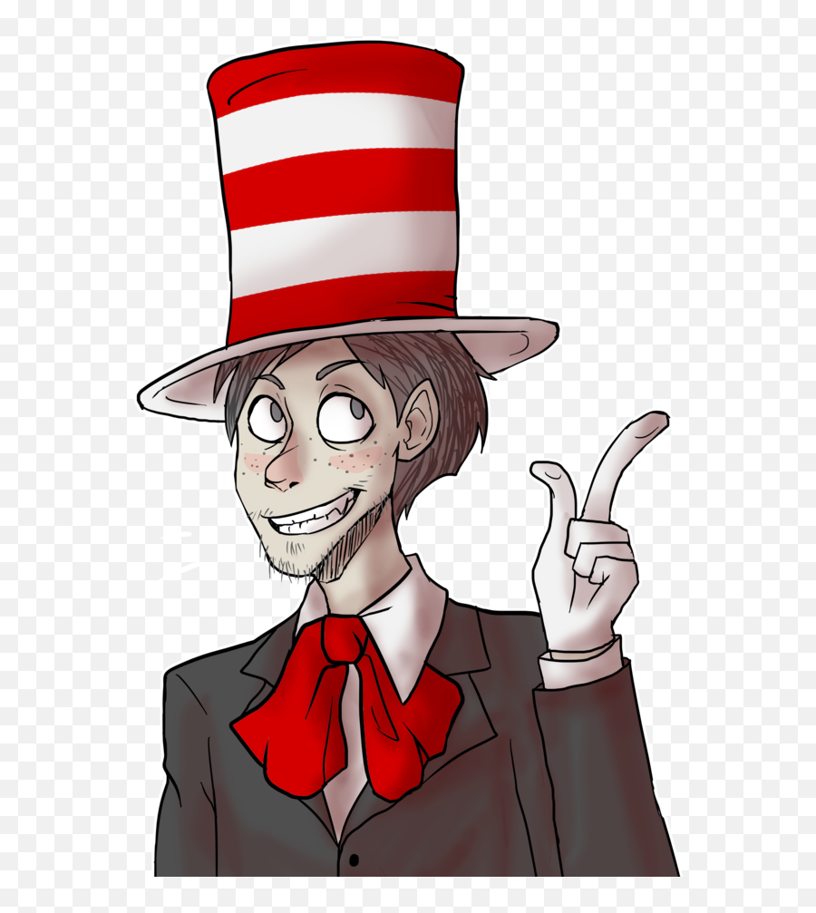 Download Cat Hat Type People Clipart 2 - Cat In A Hat Humanized Emoji,Cat In The Hat Clipart