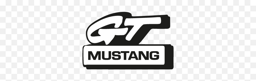 Mustang Gt Logo Vector - Mustang Gt Logo Vector Emoji,Mustang Logo