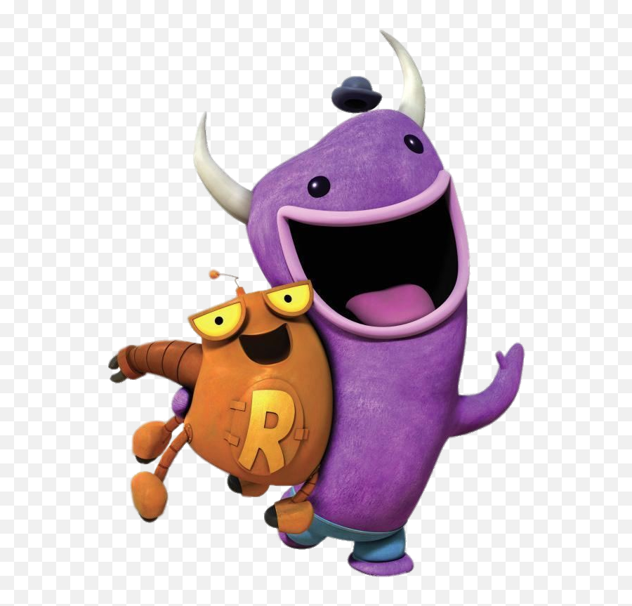 Monster Best Friends Png Image - Robot And Monster Png Emoji,Monster Png