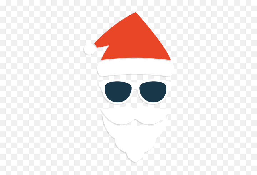 Santa Claus Christmas Sunglasses Party Hat Headgear For - Fictional Character Emoji,Party Hat Transparent
