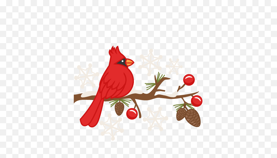 Svgs Free Svg Cuts Cute Cut Files - Cute Winter Cardinal Clipart Emoji,Free Svg Clipart For Cricut