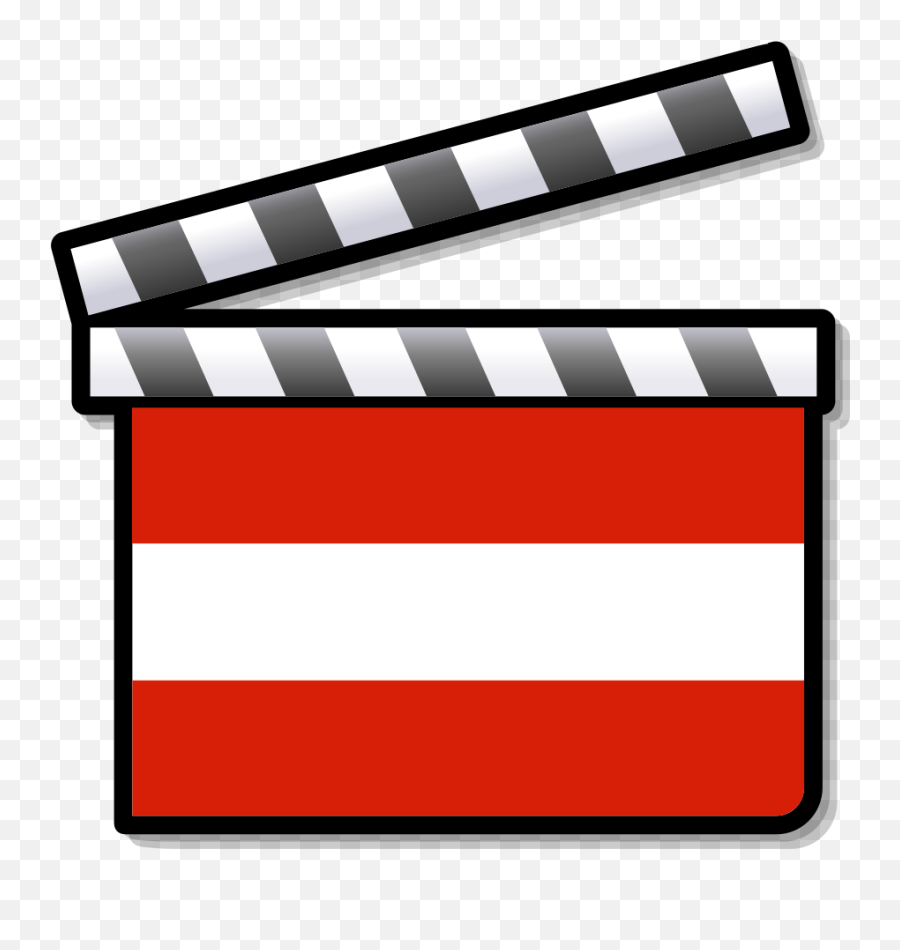 Austria Film Clapperboard - New Zealand Film Clipart Full List Russian Films Emoji,Movie Clipart