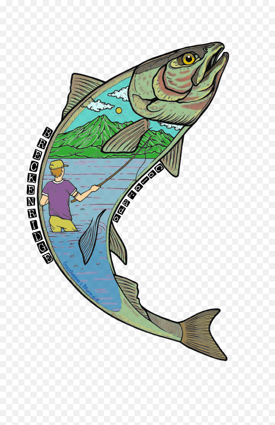 Jumping Salmon - Fish Cartoon Salmon Emoji,Salmon Clipart