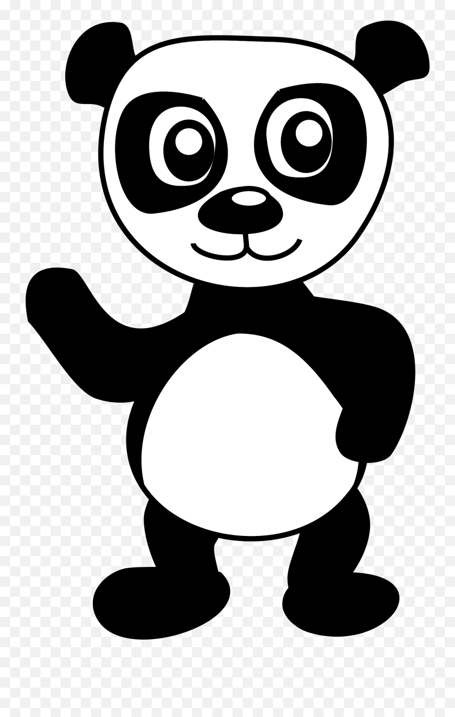 Panda - Panda Bear Clip Art Emoji,Panda Clipart