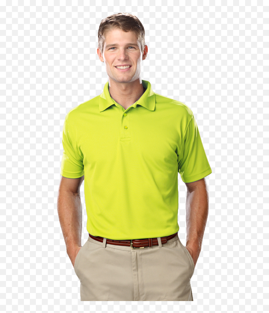 7300 - Men In Moisture Wick Polo Emoji,Polo Shirts W Logo