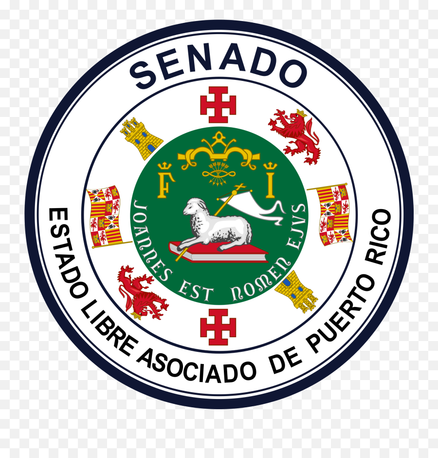 Seal Of Puerto Rico Senate - Fatehpur Sikri Fort Emoji,Puerto Rico Logo