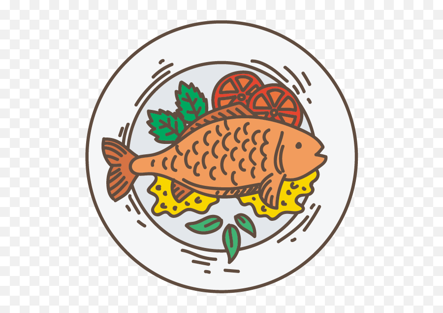 Fried Fish Fish Fry Roasting - Fried Fish Cartoon Png Emoji,Fish Fry Clipart