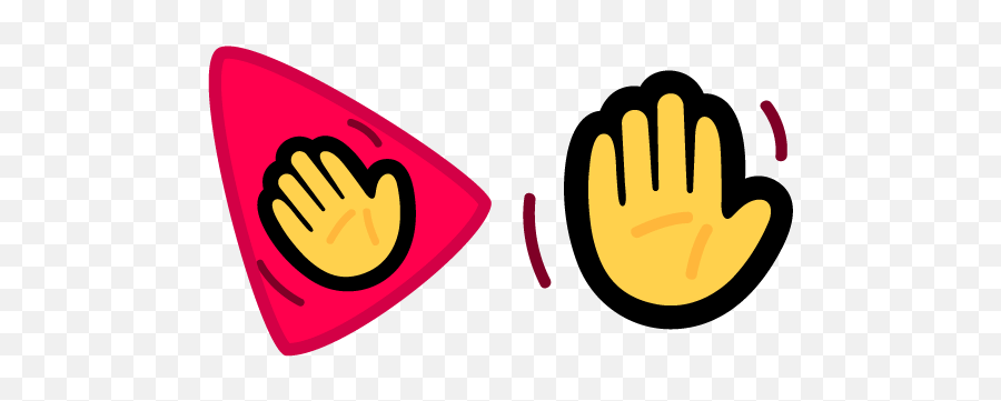 Houseparty Cursor - House Party Hand Emoji,House Party Logo