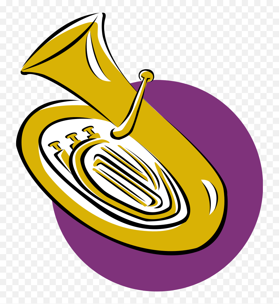 Tuba Clipart - Musical Instruments Clipart Pngs Emoji,Tuba Clipart
