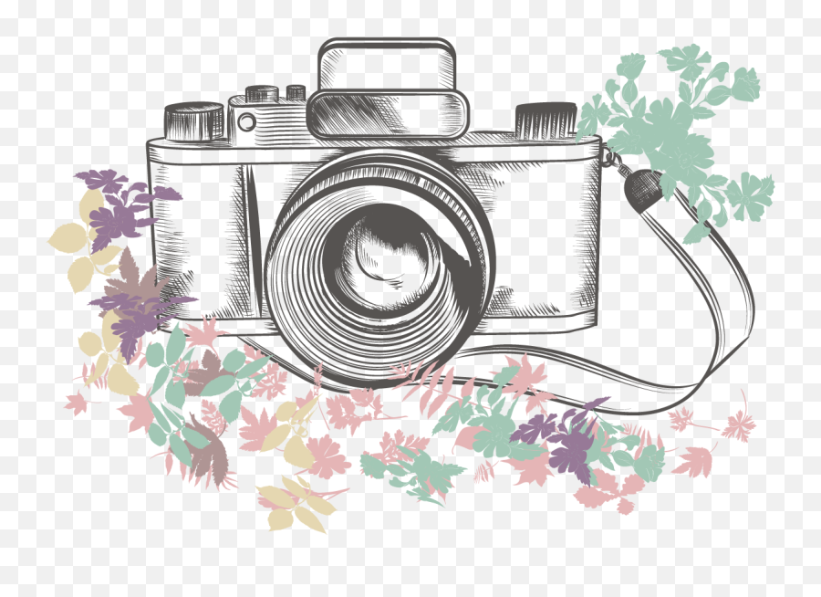Download Camera Drawing Png - Vintage Camera Drawing Png Camera Cartoon Emoji,Vintage Camera Png