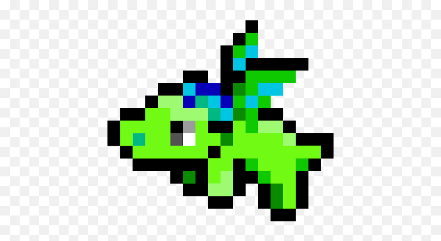 Hey Fandom - Dragon Pixel Art Easy Emoji,Thanks For Watching Png