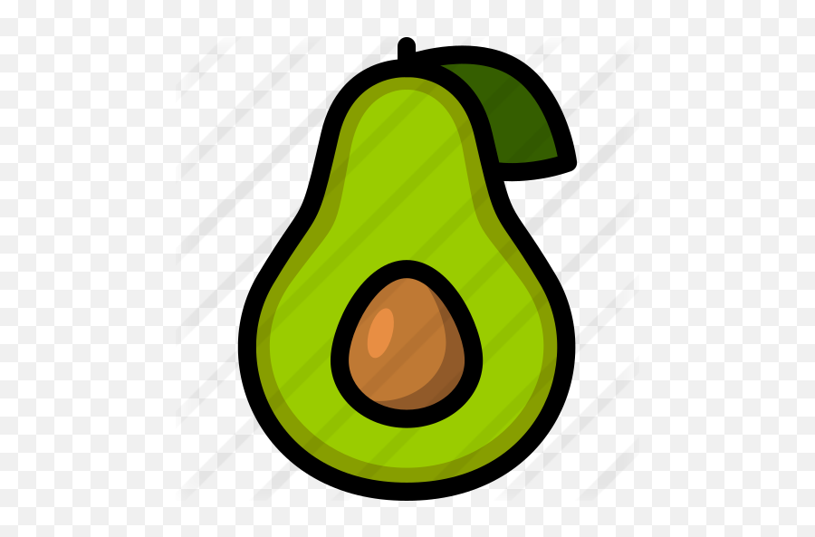 Avocado - Free Food Icons Fresh Emoji,Avocado Transparent Background