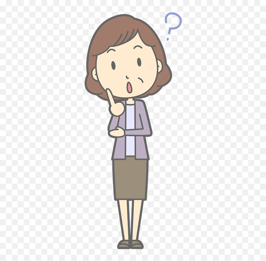 Maggie Middle Aged Woman Is Questioning Clipart Free - Woman Clipart Middle Aged Woman Png Emoji,Questioning Clipart