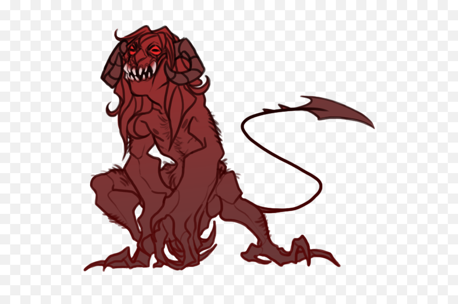Crimson Demon U2014 Weasyl - Fictional Character Emoji,Demon Transparent