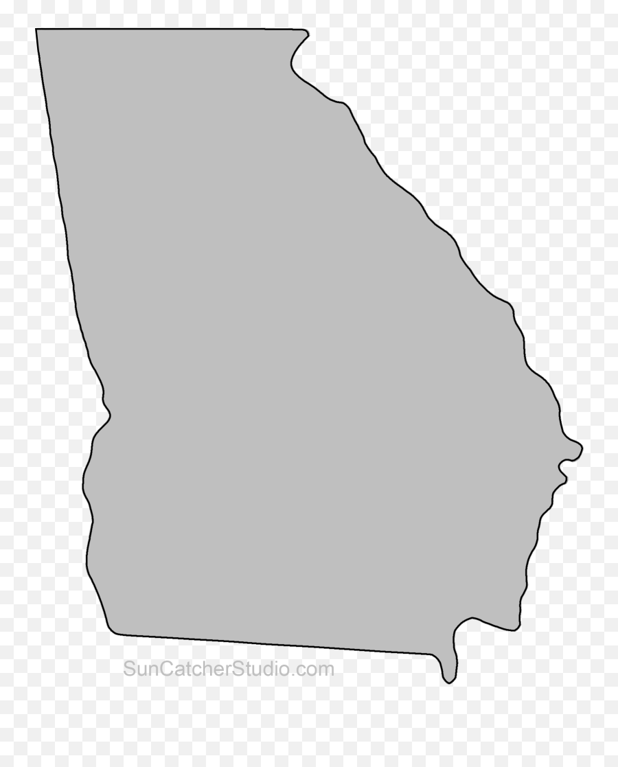 Download Hd State Georgia Map Png Transparent Png Image - Transparent Georgia State Png Emoji,Georgia Png