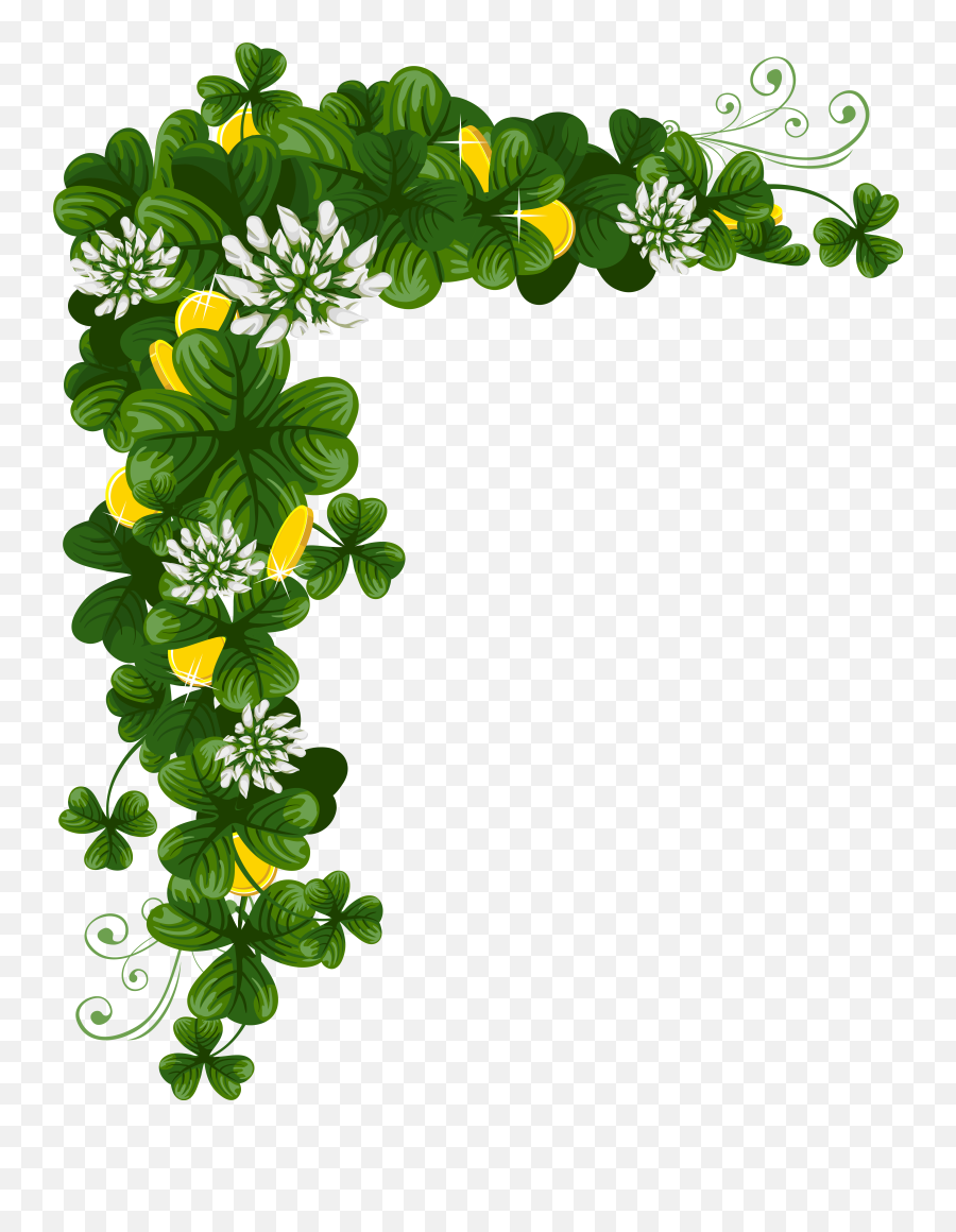 240 Clip Art - St Patricku0027s Day Clipart Ideas St Clip Art Border St Patricks Day Emoji,Pot Of Gold Clipart
