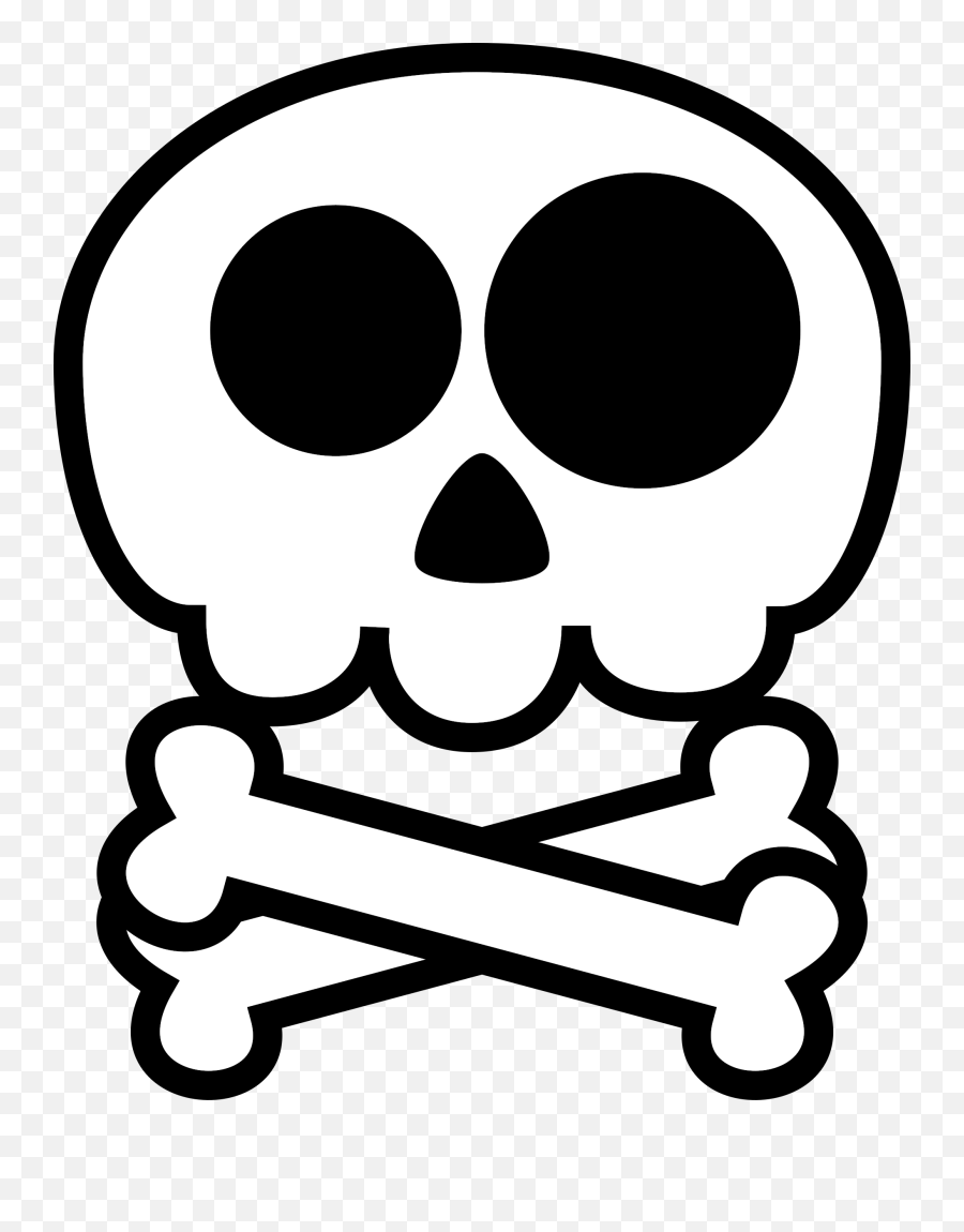 Library Of Skull Graphic Library Stock Halloween Png Files - Skull And Crossbones Emoji,Skull Png