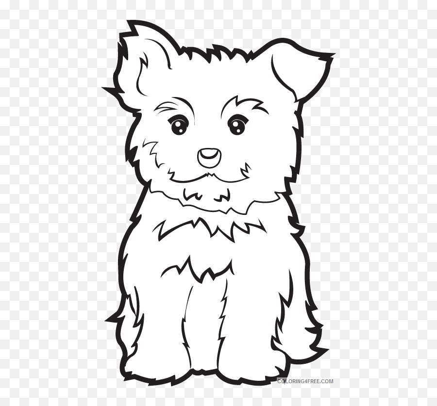Puppy Outline Coloring Pages Clipartfort Animals Pets Yorkie Emoji,Puppy Dog Pals Clipart