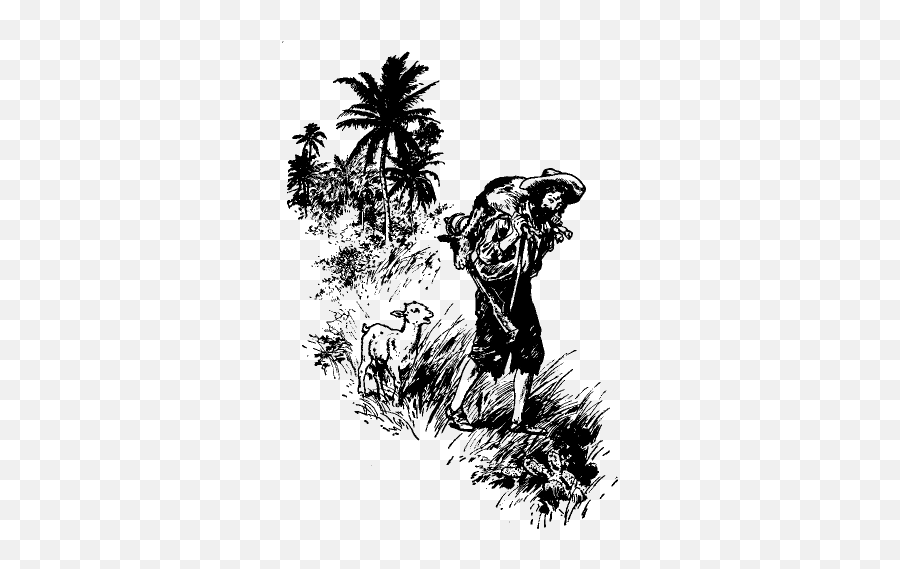 Heritage History Robinson Crusoe Written Anew For Children Emoji,Harvest Clipart Black And White