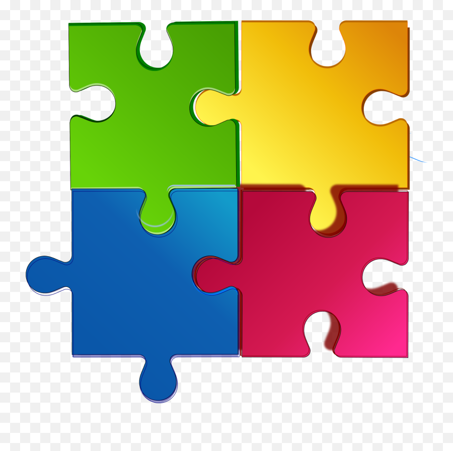 Jigsaw Puzzles Game Clip Art - Transparent Transparent Background Puzzle Pieces Emoji,Puzzle Clipart