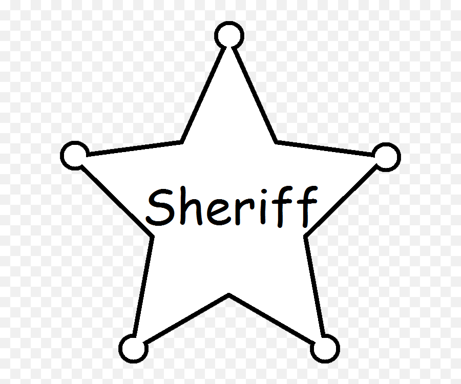 Graphics By Ruth - Western Emoji,Sheriff Star Clipart