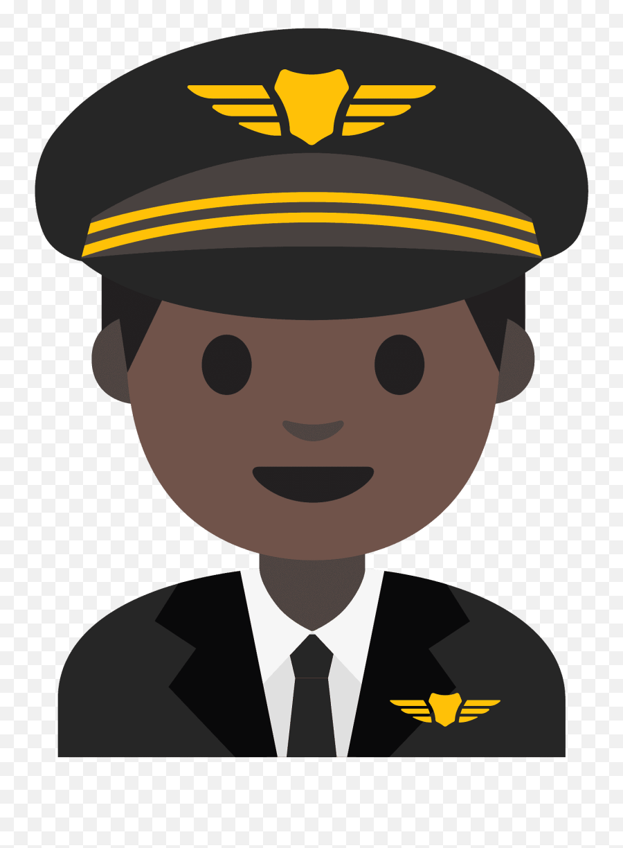 Man Pilot Emoji Clipart Free Download Transparent Png,Firefighter Badge Clipart
