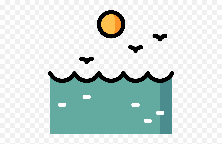 Ocean Vector Svg Icon - Dot Emoji,Ocean Png