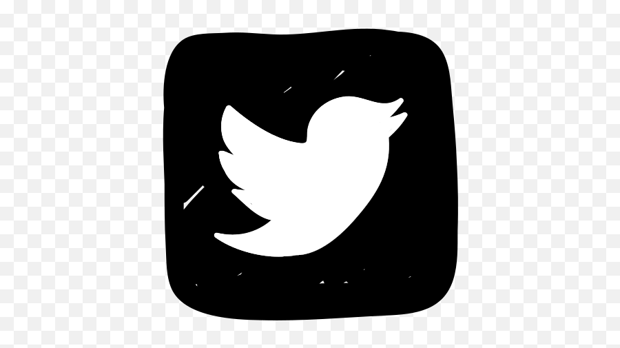 Scribble Social Twitter Logo Free Icon Of Scribble Social Emoji,White Scribble Png