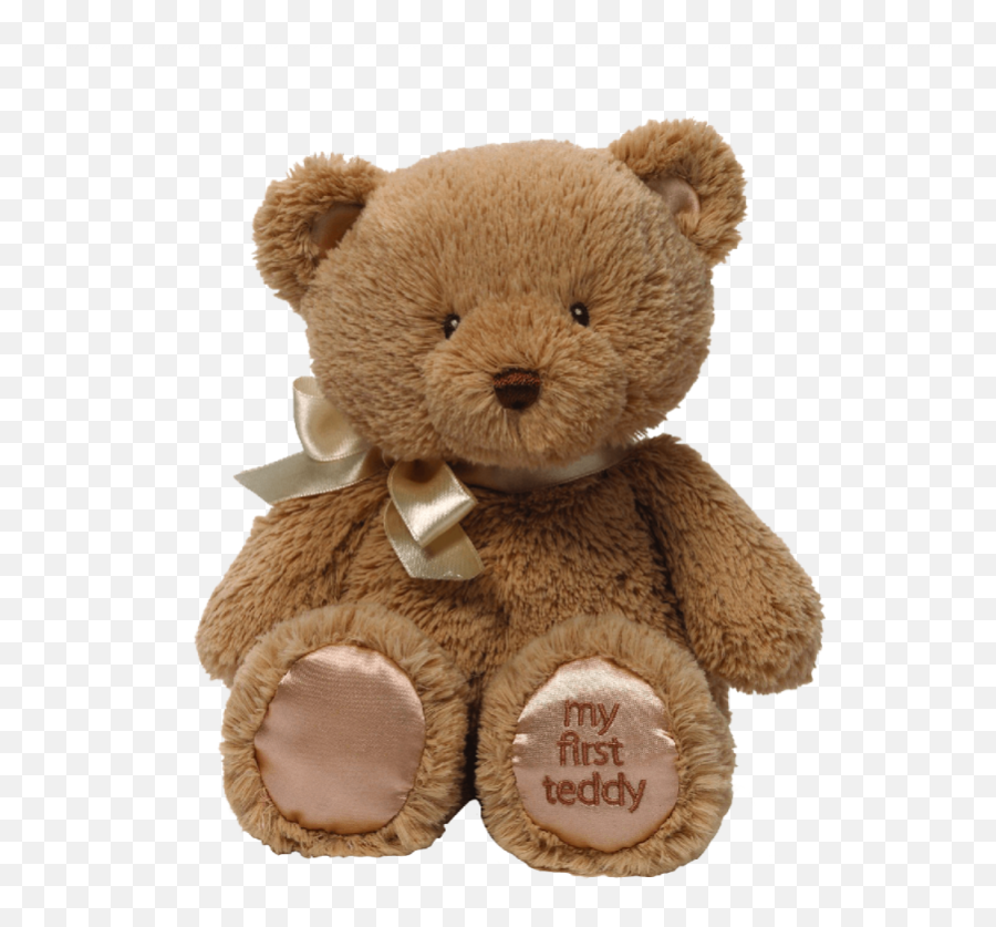 Download Teddy Bear Png - Gund My First Teddy Bear Baby Teddy Bear Gund Emoji,Teddy Bear Png
